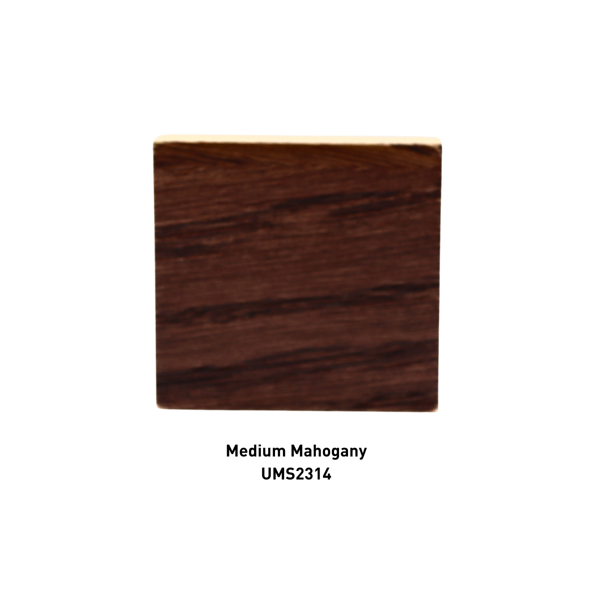 Medium Mahogany color swatch with UMS2314 code on a white background