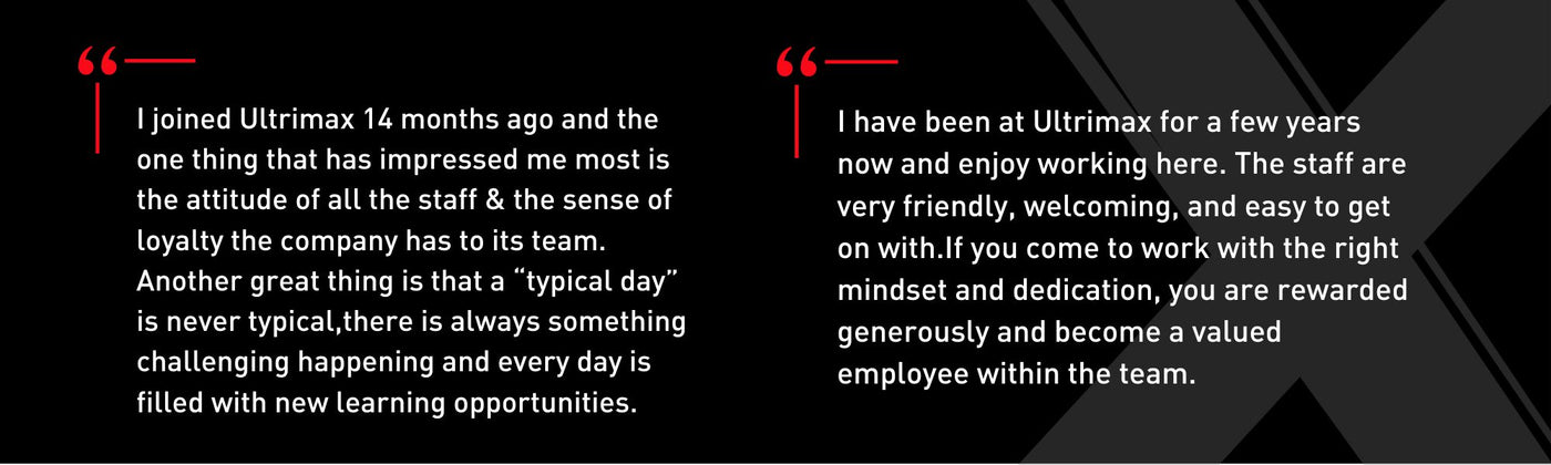 Employee testimonials