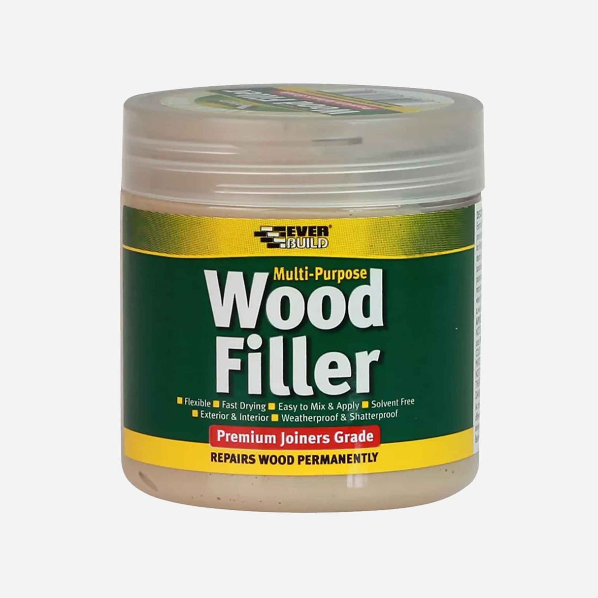 Everbuild Multi Purpose Wood Filler - 250ml, Body Filler, Ultrimax