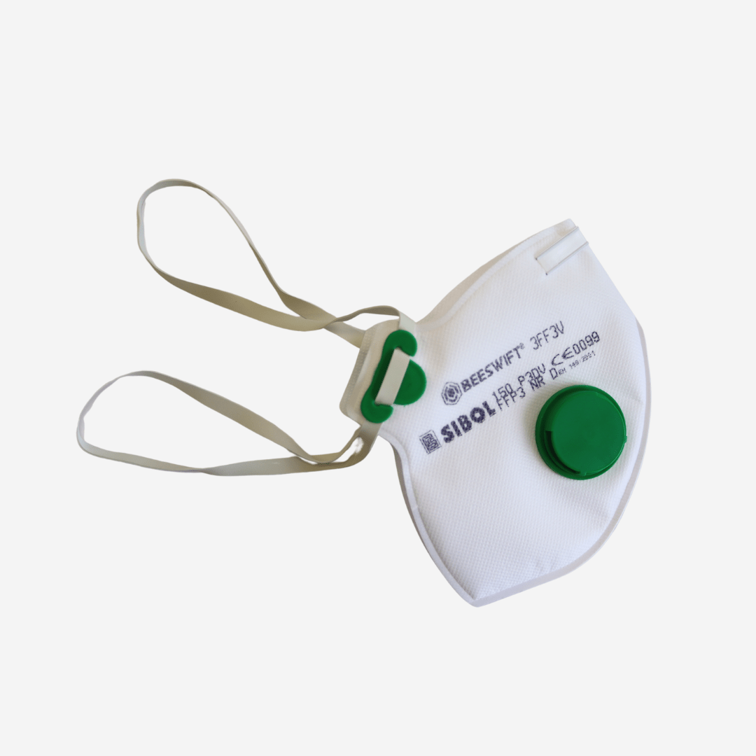 Fold Flat Dust Masks With Valve FFP3 - Box Of 20, Respiratory Protection, Ultrimax