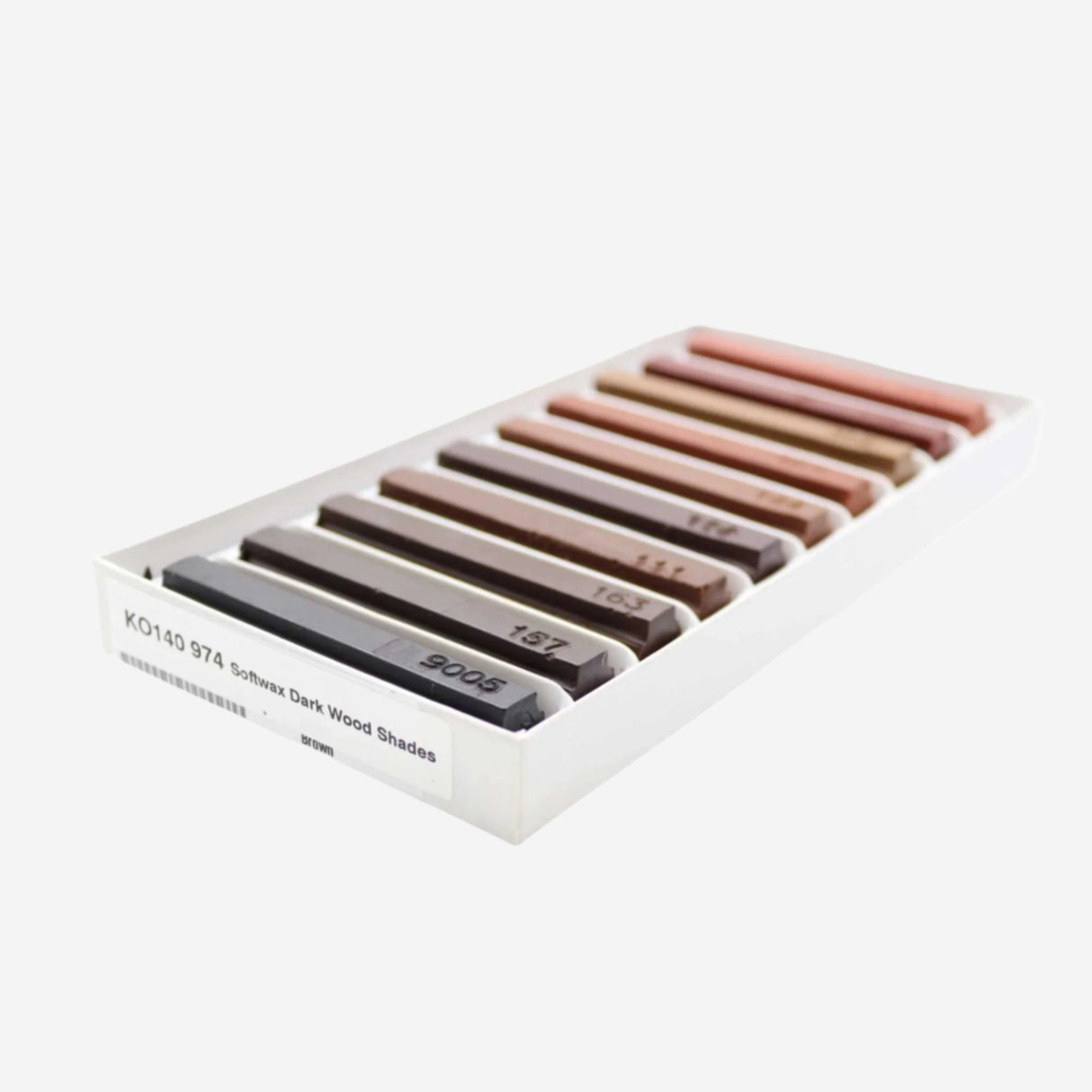 Konig Soft Wax Filler Sticks - Mixed Dark Wood Shades (10), Body Filler, Ultrimax