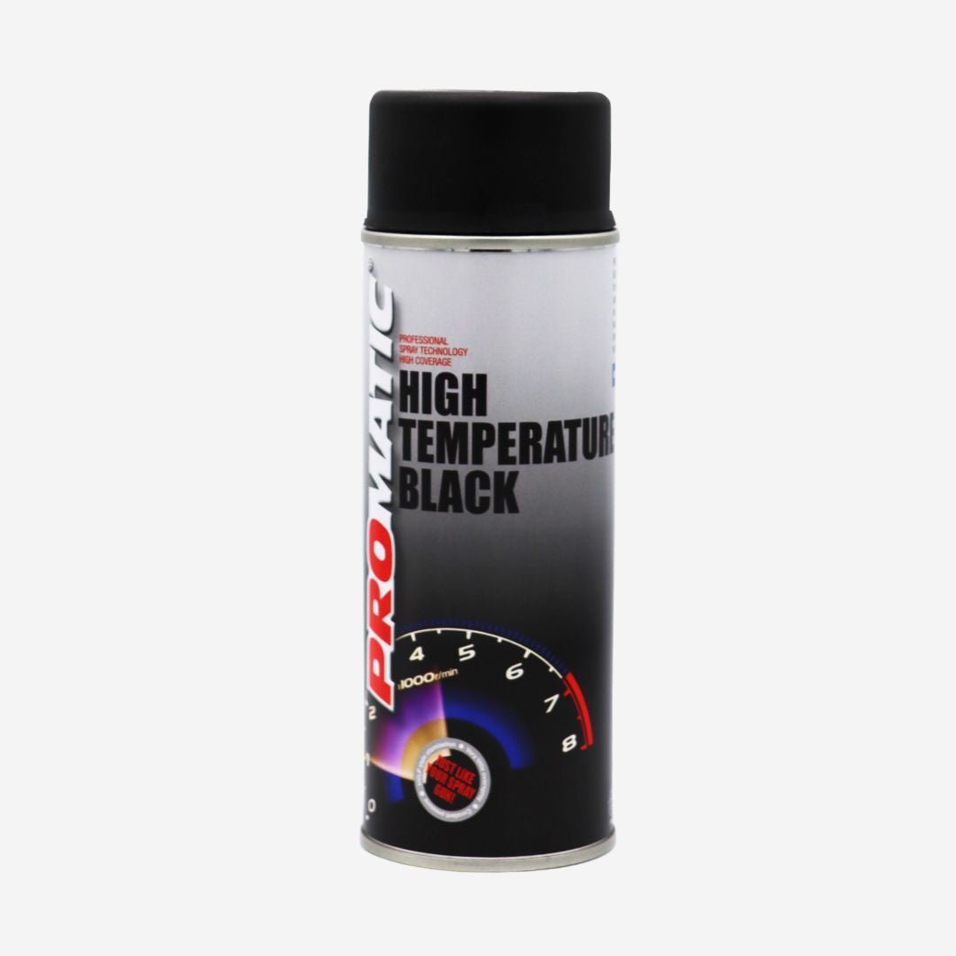 Promatic Aerosol High Temperature Paint - Black, Aerosols, Ultrimax