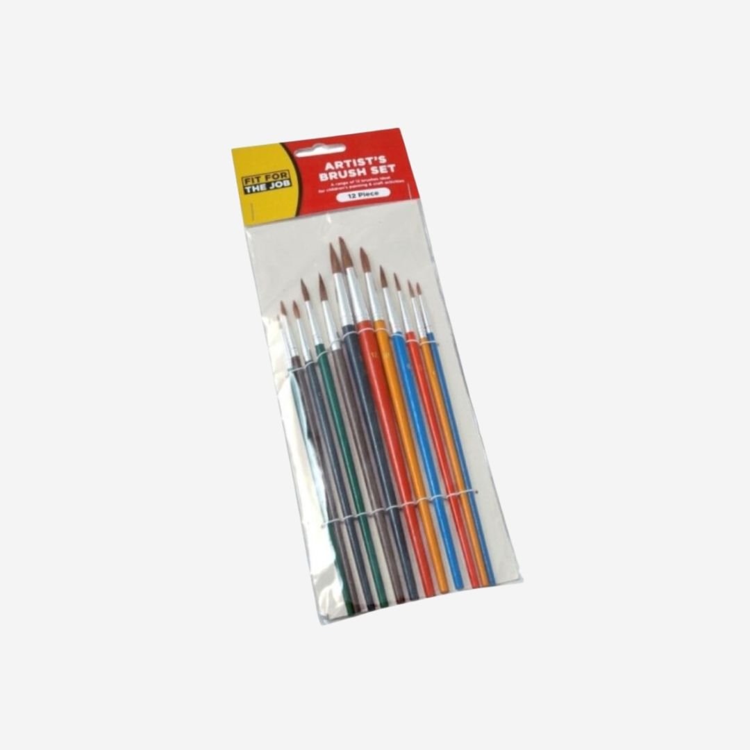 Ultrimax Artist Paint Brush Set - 12 Piece Set, Brushes & Rollers, Ultrimax