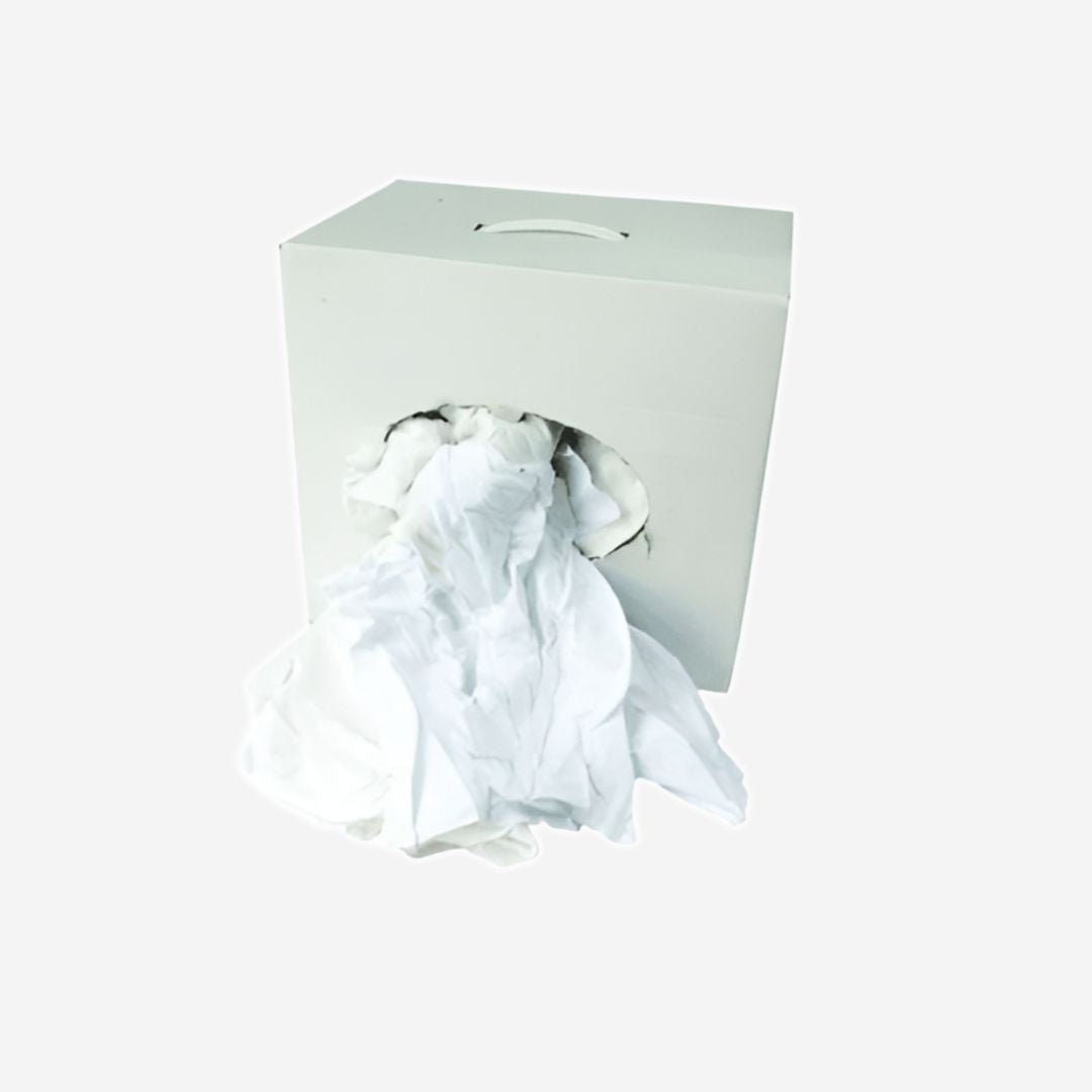 Ultrimax High Quality Bleached White Cleaning Rags, Janitorial, Ultrimax