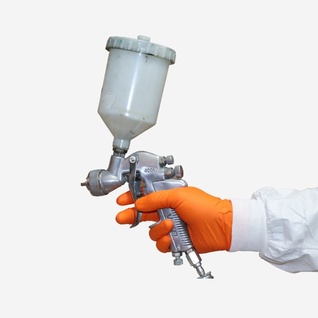 Ultrimax Orange Heavy Duty Nitrile Gloves, Gloves, Ultrimax