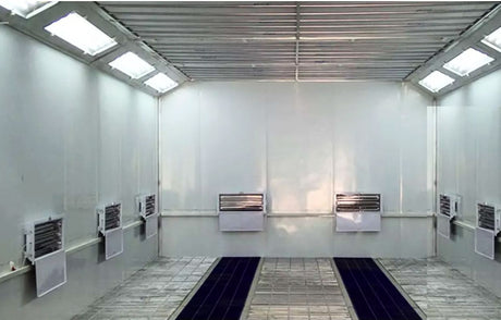 A Paint Booth IR Heater is for Problem-Free Curing, Not Warm Toes! - Ultrimax
