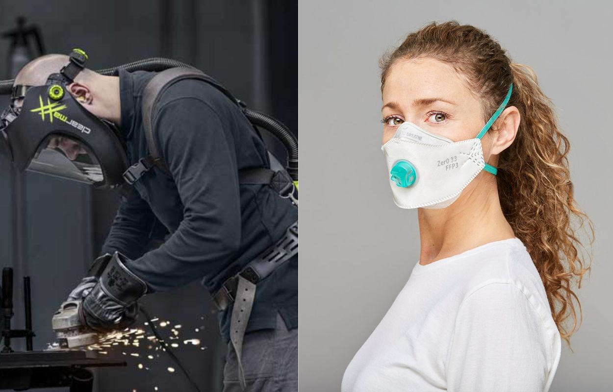 7-Piece Reusable Respiratory Mask Kit – Half Mask + 6 Filters, ≥95% Filtration For Painting, Sanding, Woodworking & Welding