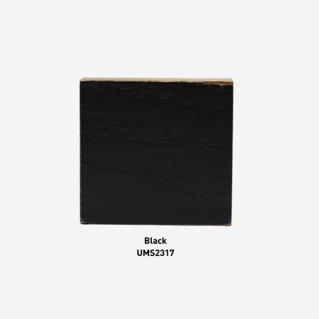 Square black color swatch with UMS2317 code on a white background