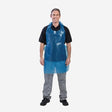 Disposable Polythene Blue Bib Apron Large - Pk Of 100, Overalls, Ultrimax