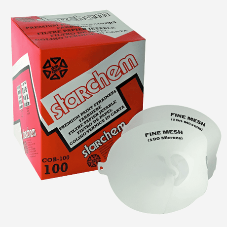 Starchem Paper Paint Filters Strainers - 190 Micron (100), Mixing Containers, Ultrimax