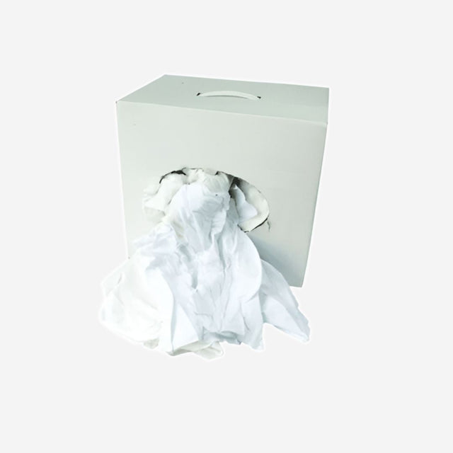 Ultrimax High Quality Bleached White Cleaning Rags, Janitorial, Ultrimax