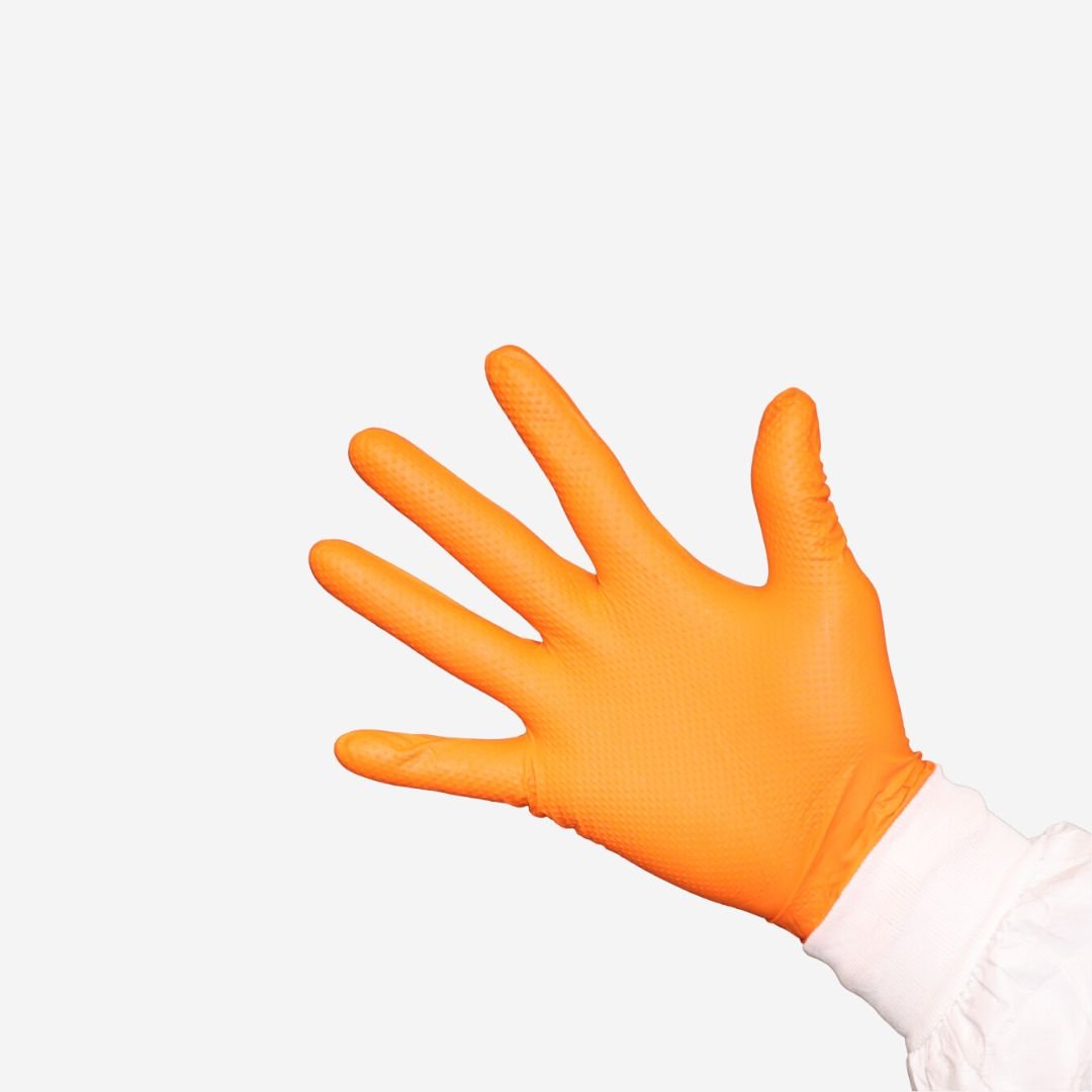 imax handschuhe Ultrimax Orange Heavy Duty Nitrile Gloves